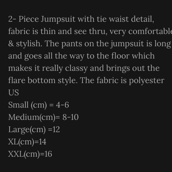 🌸JUMPSUIT 2 Matching Set🌸 - Picture 6 of 7